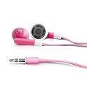 yooZoo iPod iPhone MP3 Earbud Stereo Headphones - Sunset Pink