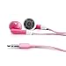 Yoozoo Ipod Iphone Mp3 Earbud Stereo Headphones - Sunset Pink