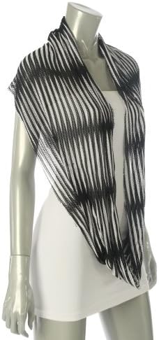 Multi-color Chevron Infinity Scarf (Black)
