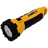 Dorcy Waterproof LED Flashlight 41-2510, 55-Lumens, Yellow