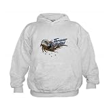 Artsmith, Inc. Kids Hoodie Forever Wild Eagle Motorcycle and US Flag
