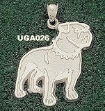 Univ Of Georgia Bulldog Giant Charm/Pendant -14K/10K, Stainless Steel or Gold Plated