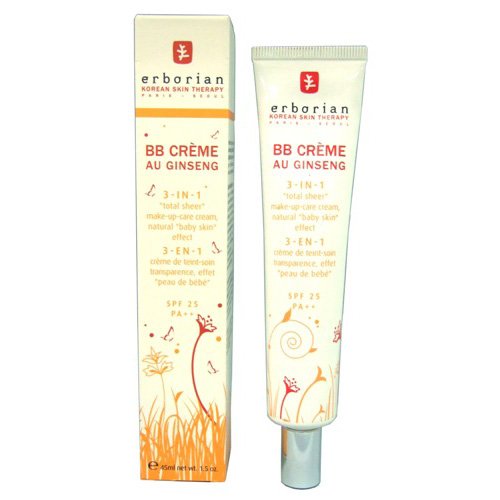 Erborian BB Cr&Atilde;&uml;me No 1 - Au Ginseng - 3 in 1 Moisturiser / Base / Powder