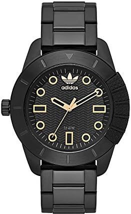 adidas watches ADH-1969 Three Hand Stainless Steel Watch (Black)