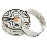 Round Plain Pastry Cutter Set 4 . Set of 11.