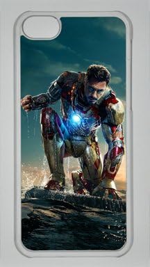 Marvel Iron Man Tony Stark Custom PC Transparent Case for iPhone 5C