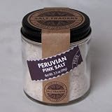 SALT TRADERS Peruvian Pink Salt - beautiful and crunchy salt from Peru - 3.5 oz Net Wt.