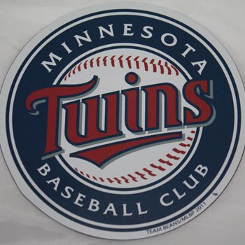 Minnesota Twins Team Logo MLB Car Magnet (Quantity of 1)