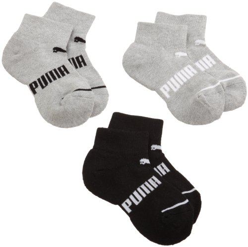 Puma Boys 8-20 3 Pack Quarter Crew Socks