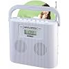 Duronic RCD025W Portable White CD Player with AM/FM Radio - Connect & play from MP3 Player/Ipod/Iphone