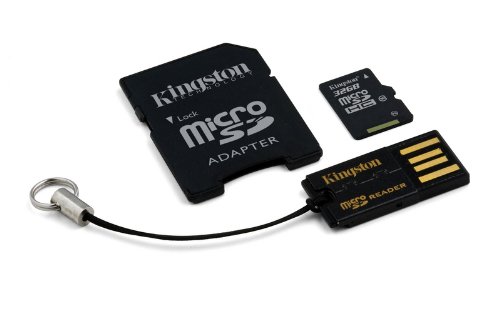 Kingston Mobility Kit inkl. Micro-SDHC 32GB Speicherkarte, Adapter, Reader Preisvergleich