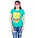 Teenage Mutant Ninja Turtles Women's T-shirt with Eye Mask