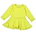 AMA(TM) Baby Girl Kids Cotton Long Sleeve Princess Ruffled Swing Party Dress