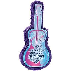 Party Supplies - Hannah Montana 23 Guitar Pinata by Birthday Express