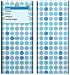Turquoise Dots - Apple iPod nano 2G (2nd Generation) 2GB/ 4GB/ 8GB Protector Skin Decals - Faceplate Stickers
