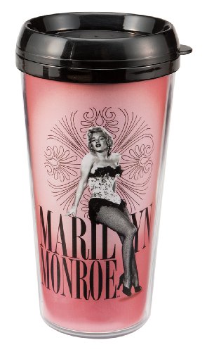 Vandor Plastic Travel Mug, Marilyn Monroe