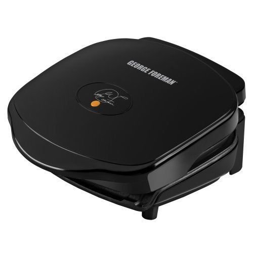 George Foreman Nonstick Gr10b Indoor Grill Griddle Skillet Pan Cooker Cooking