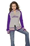 Los Angeles Lakers Women's Varsity Full Zip Raglan Jacket - by Alyssa Milano