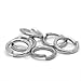 VALYRIA 200pcs Silver Tone Stainless Steel Open Jump Rings Connectors 10(3/8