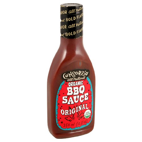 Consorzio Organic BBQ Sauce, Original, 12.2-Ounce Bottles (Pack of 6) by Consorzio