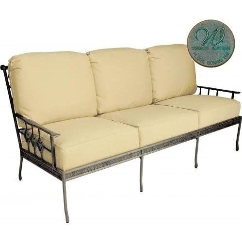 Windham Castings Provence Tailored Back Sofa Frame Only, Grecian Green
