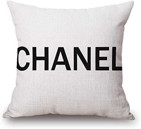 USpiece Home Style Cotton Linen Throw Pillow Cover Cushion Case Fashion Quote - 45 X 45 cm/18X18 Inch Square New Design