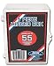 BCW Hinged Box 55 Count - Baseball, Football, Basketball, Hockey, Golf, Single Sports Cards Top Load - Sportcards Card Collecting Supplies