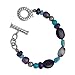Sterling Silver Amethyst, Turquoise and Quartzite title=