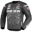 Icon Overlord Prime Hero Men's Leather Street Motorcycle Jacket - Black