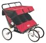 Q-Series Triple Jogging Stroller-Red