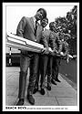 Beach Boys (Carrying Boards) Framed Music Poster Print - 24" X 36"