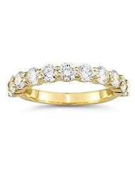 1.33 Cts Diamond Ring in 14K Yellow Gold