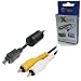 Ex-Pro Fuji Finepix AV-C1 Part P10NA00990A USB AV TV Audio Video Cable for Fuji Finepix A100, A150, A160, A170, A180, A235, A850, A860, AV100, AV110, AV120, AV130, AV140, AV150, AV180, AX245W, AX250, AX280, F20 fd, F30, F31fd, F40 fd, F45fd, F47fd, F50fd, F60fd, F70EXR, F72EXR, F75EXR, F80EXR, F80EXR, F85EXR, F85EXR, F100fd, F300EXR, F305EXR, F460, F470, F480, F500EXR, F505EXR, F550EXR, F600EXR, F605EXR, F650, HS10, HS11, J10, J12, J15 fd, J20, J22, J25, J27, J28, J29, J30, J32, J35, J37, J38, J39, J40, J50, J110W, J120, J150, J150W, J210, J250, JV90, JV100, JV105, JV110, JV150, JV160, JV170, JV200, JV205, JV210, JV250, JV255, JV280, JV375, JV1004, JX180, JX200, JX205, JX210, JX250, JX255, JX280, JX290, JX295, JX300, JX305, JX310, JX315, JX320, JX330, JX335, JX350, JX355, JX360, JX370, JX375, JX380, JX390, JX400, JX405, JX420, JX440, JX500, JX520, JX530, JX550, JX580, JX590, JX700, JX710, JZ100, JZ110, JZ200, JZ250, JZ260, JZ300, JZ305, JZ310, JZ500, JZ505, JZ510, Real 3D W1 / W3, S1000, S1000fd, S1600, S1700, S1730, S1800, S1850, S1900, S2000, S2000HD, S2500HD, S2550HD, S2600HD, S2700HD, S2750HD, S2800HD, S2900HD, S2950, S2960, S2970, S2980, S3200HD, S3250HD, S4000HD, S4050HD, S5700, S5800, S8000fd, S8100, S8100 fd, T190, T200, T205, T300, T305, T310, T350, T360, T400, W1, Z10fd, Z20fd, Z30fd, Z33fd, Z33sw, Z33wp, Z35, Z37, Z71, Z80, Z81, Z90, Z91, Z100fd, Z200fd, Z300, Z700EXR, Z800EXR, Z900EXR, Z909EXR, Z950EXR, Z1000EXR, Z1010EXR, XP10, XP11, XP15, XP20, XP22, XP30, XP31