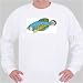Sweatshirt with aquarium, animal, solfjadersfisk, fish