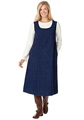 Plus Size A-line Fall Slit Corduroy Sleeveless Knee Length Scoop Neck General Print  Dress with a Brush/Sweep Train 