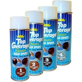 Top Coverage for Bald Spot and Thinning Hair ...Black