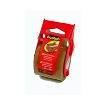 Scotch Packaging Tape with Dispenser - Brown - 1 Roll - 50 mm x 20 m