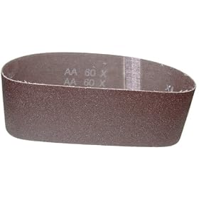 Magnate R4X36S22 4 x 36 Sanding Belt - 220 Grit; X Weight; 5 Belts Pkg by Magnate