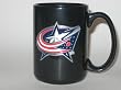 COLUMBUS BLUE JACKETS 15 oz. Ceramic COFFEE MUG with Pewter Team Logo