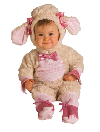 Mary Had a Little Lamb, It's Fleece as White as Snow! And Your Baby Girl Will Be Super Cute in this