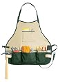 Custom LeatherCraft 210   14 Pocket Double Row Bib Apron
