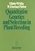 Book Quantitative Genetics and Selection in Plant Breeding