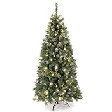Widmanns 5ft Mixed Pine Warm White LED Pre-Lit Christmas Tree