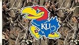 Kansas Jayhawks 3'x5' Realtree Camo Flag