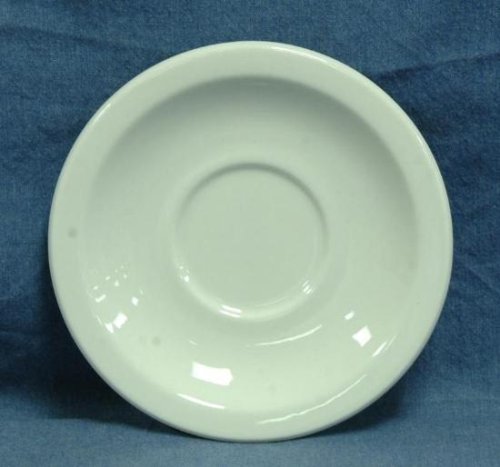 Set of 36 Oneida Rego 5.5 Tulsa Vassar White Restaurant Saucers NIB