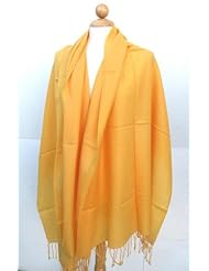 From Amazon.com. Click for details:
 Single Detail Page Misc: Soft Touch Extra Long Scarf Shawl Wrap 100% Pure Inner Mongolian Pashmina Long Scarf Shawl - Italian Fashion Style Lady Wrap-For All Seasons ,Weight 100g ,Perfect Size at 29.5" Width x 87" Length , Lightweight & Comfortable Super Soft Touch, This is a Beautiful,Fashionable and Elegant High-End Pashmina Lady Scarf Shawl Wrap , 1 Ply , 100% Pashmina Wool Shawl ,100% Satisfaction Guaranteed!Perfect For a Gift-Giving. - Eastern Cloud Single Detail Page Misc: Soft Touch Extra Long Scarf Shawl Wrap 100% Pure Inner Mongolian Pashmina Long Scarf Shawl - Italian Fashion Style Lady Wrap-For All Seasons ,Weight 100g ,Perfect Size at 29.5" Width x 87" Length , Lightweight & Comfortable Super Soft Touch, This is a Beautiful,Fashionable and Elegant High-End Pashmina Lady Scarf Shawl Wrap , 1 Ply , 100% Pashmina Wool Shawl ,100% Satisfaction Guaranteed!Perfect For a Gift-Giving. - Eastern Cloud