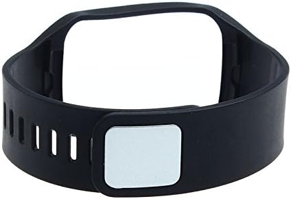 HOLLO REPLACEMENT FOR Samsung Galaxy Gear S R750 Smartwatch Colorful Replacement Silicone Band Strap Bracelet (BLACK)
