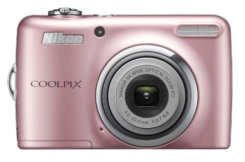 Nikon Coolpix L23 Digitalkamera (10 Megapixel, 5-fach opt. Zoom, 6,7 cm (2,7 Zoll) Display, bildstabilisiert) pink