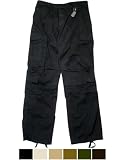 ロスコ ビンテージ パラトルーパー ファティーグ カーゴパンツ ビンテージ加工 8ポケット ブラック VINTAGE PARATROOPER FATIGUES BLACK FF-45A