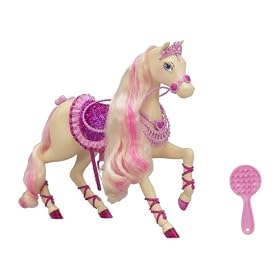 Barbie Modern Fashion Carmel Pink Horse by Mattel